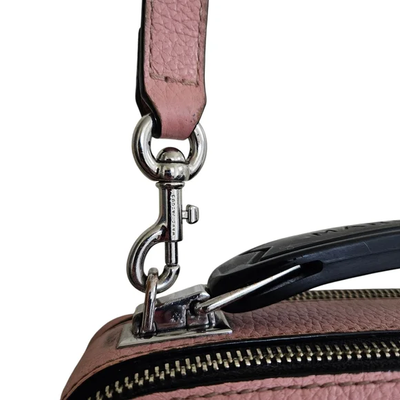 Marc Jacobs The Box 23 Pink Pebbled Leather Crossbody Handbag - Picture 4 of 13